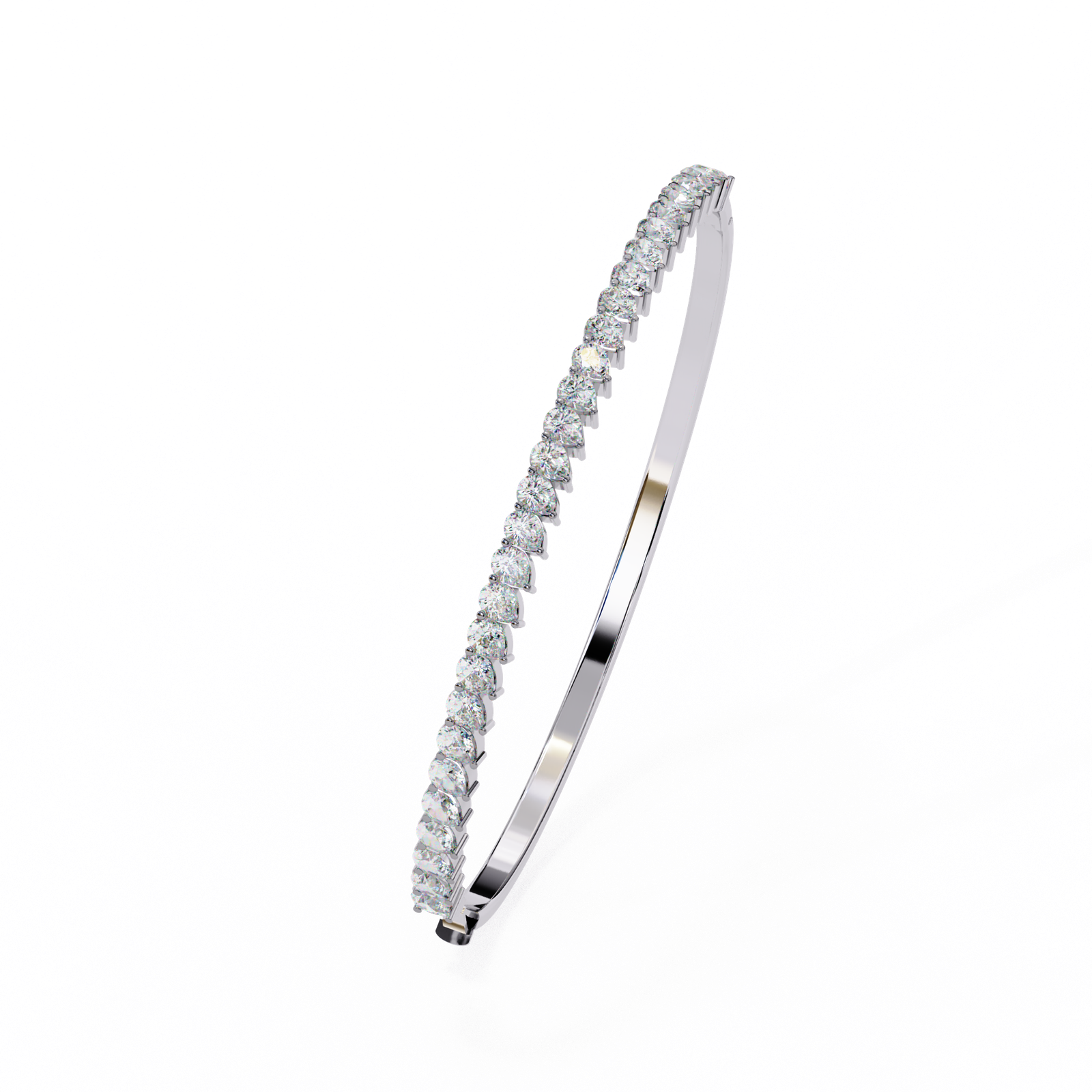 Elegant Diamond Bangle Bracelet