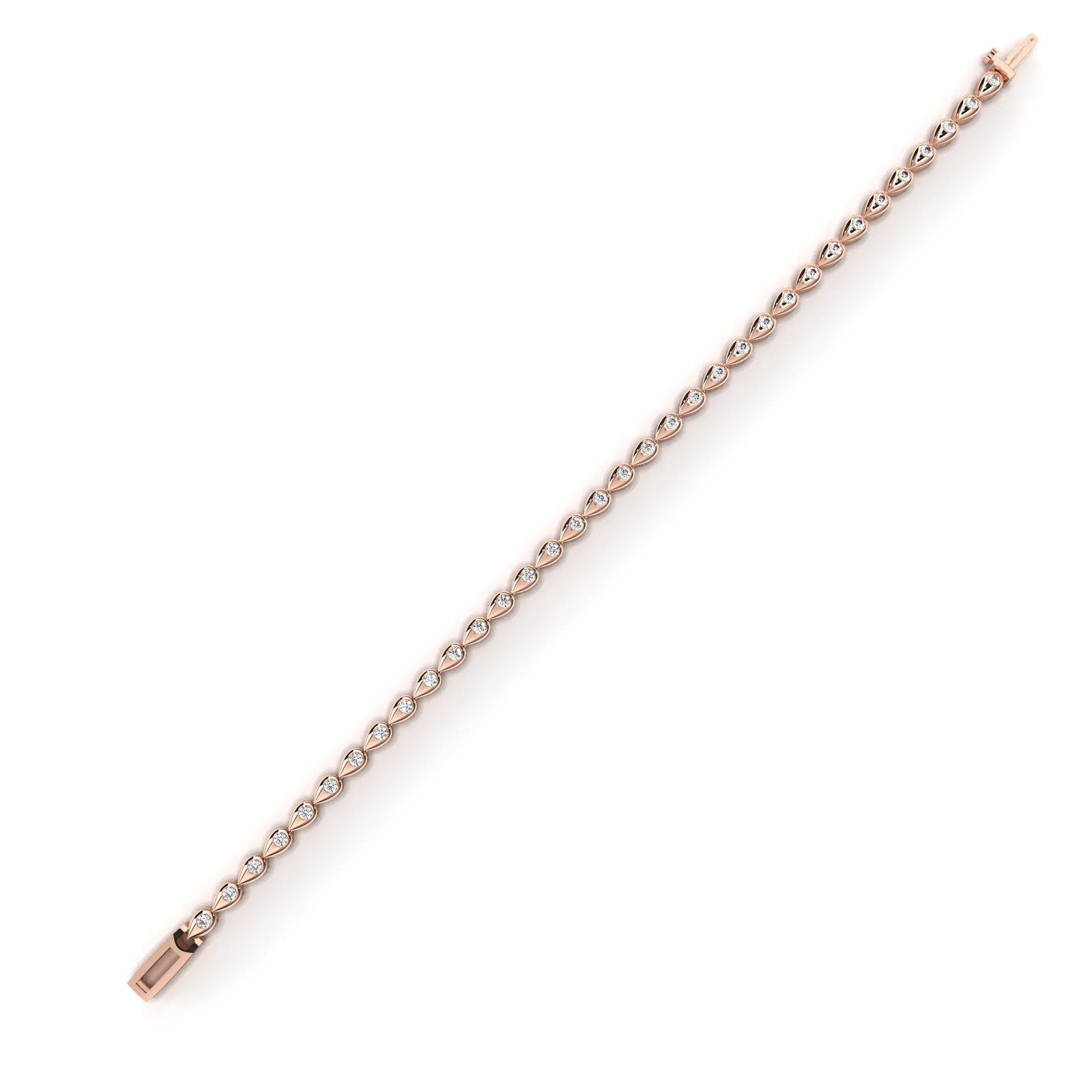 Classic Diamond Twist Tennis Bracelet  🔹 Product Listing Description: