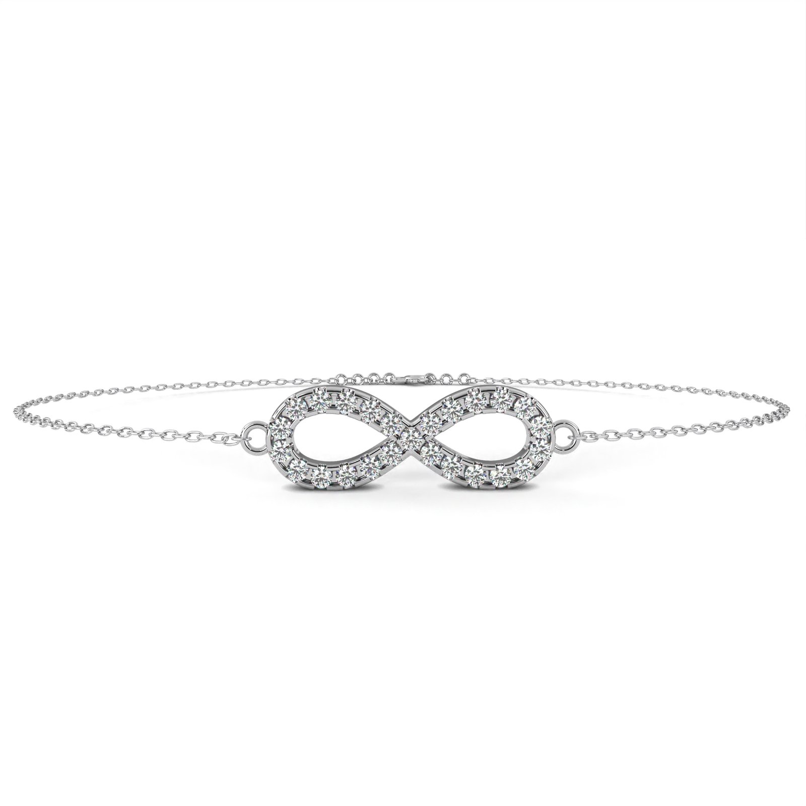 Diamond Infinity Bracelet – Symbol of Eternal Love