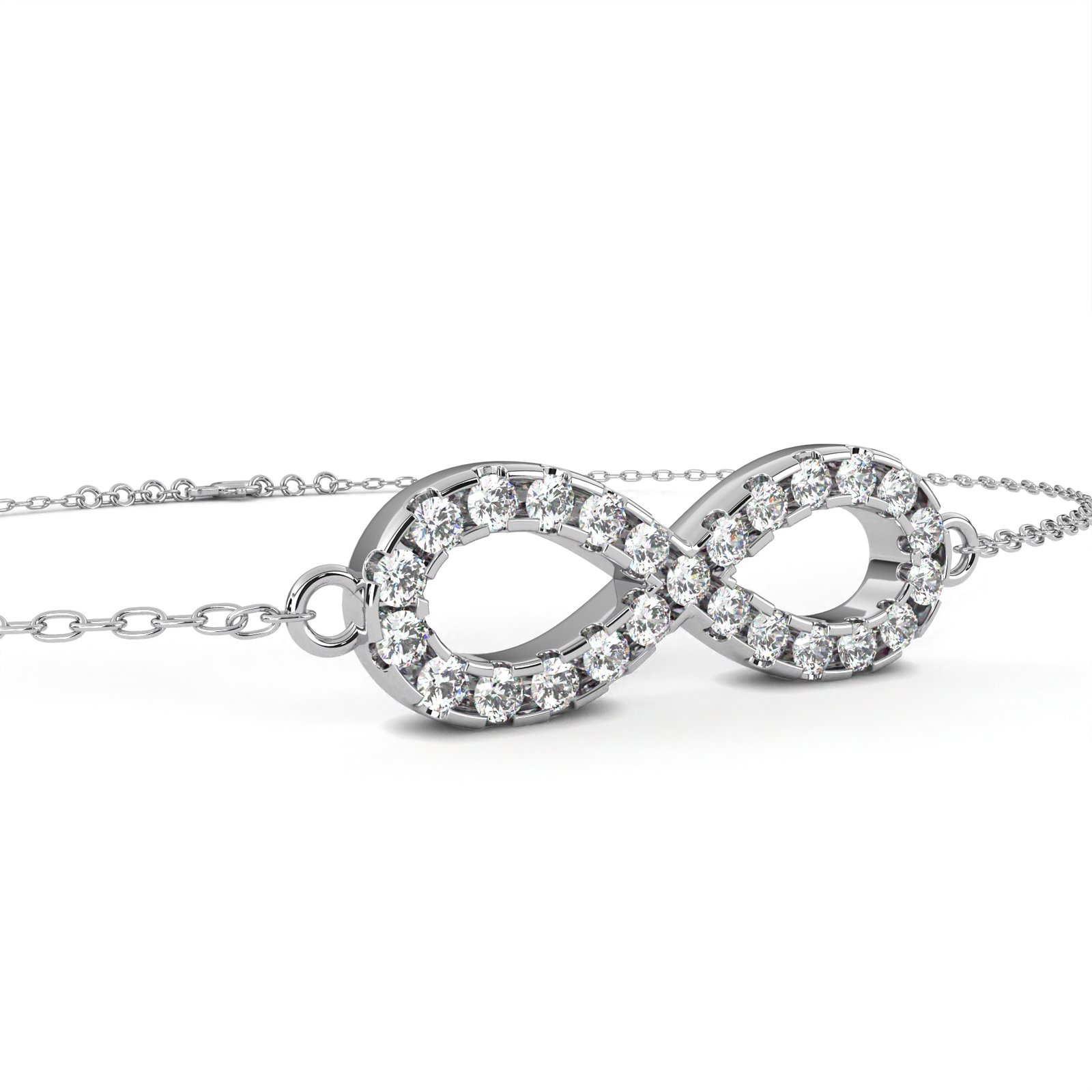 Diamond Infinity Bracelet – Symbol of Eternal Love